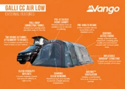 Vango Airbeam Vango Galli CC Air Low Awning (2023) 26 Vango Airbeam Vango Galli CC Air Low Awning (2023) -Camping Gear Shop galli cc air low 1