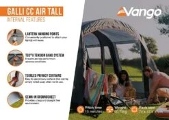 Vango Airbeam Vango Galli CC Air Tall Awning (2023) -Camping Gear Shop galli cc air tall2