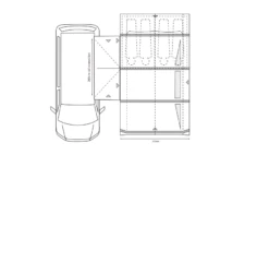 Outdoor Revolution Movelite T4E PC Lowline Awning (180-220cm) (2023) 18 Outdoor Revolution Movelite T4E PC Lowline Awning (180-220cm) (2023) -Camping Gear Shop movelite t4e floor1