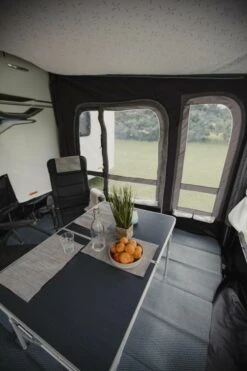 Vango Airbeam Vango Riviera Air 330 Elements ProShield Caravan Awning (2023) -Camping Gear Shop riv air 330 proshield 8