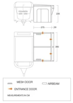 Vango Airbeam Vango Riviera Air 390 Elements All Season Caravan Awning (2023) 13 Vango Airbeam Vango Riviera Air 390 Elements All Season Caravan Awning (2023) -Camping Gear Shop riviera 390 eas flooplan