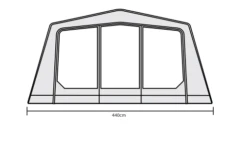 Outdoor Revolution O-Zone XTR Safari Front Porch Extension -Camping Gear Shop safari extension floorplans 3