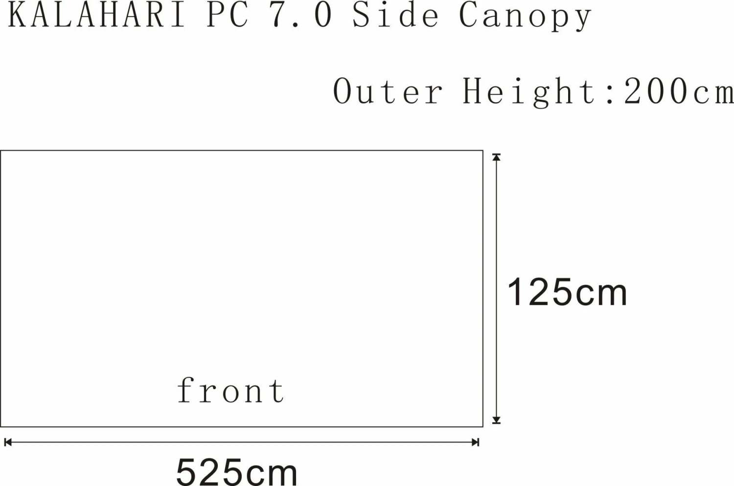Outdoor Revolution Kalahari Side Sun Wing 4 Outdoor Revolution Kalahari Side Sun Wing - Image 2