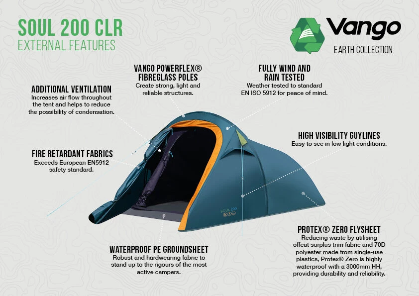 Vango Soul 200 CLR Tent 5 Vango Soul 200 CLR Tent - Image 4