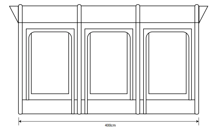 Outdoor Revolution Sportlite Air 400 Caravan Awning 10 Outdoor Revolution Sportlite Air 400 Caravan Awning - Image 8
