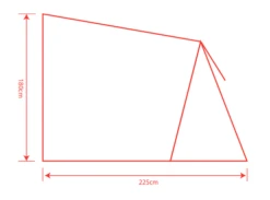 Outdoor Revolution Sportlite Steel Pole Annex -Camping Gear Shop sportlite annex