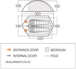 Vango Blade 200 Tent (2022) -Camping Gear Shop vango 2019 tents floorplan blade pro 200