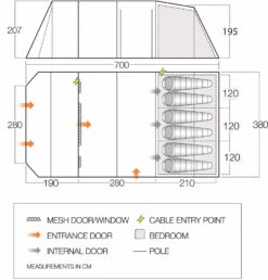 New Products -Camping Gear Shop vango 2020 tents floorplan stargrove ii 600xl