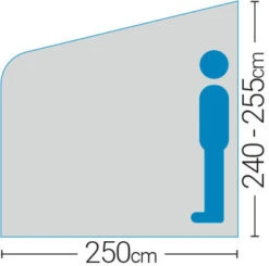 Westfield Vega 330 Performance Air Porch Awning (240 - 255cm) -Camping Gear Shop vega 6 midsize