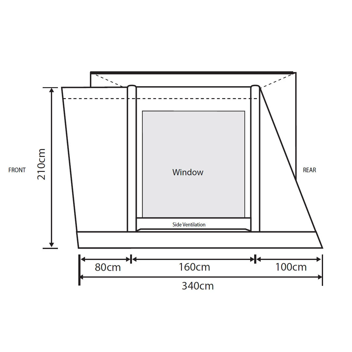 Outdoor Revolution Voyager Air Drive Away Awning (180-240cm) 6 Outdoor Revolution Voyager Air Drive Away Awning (180-240cm) - Image 4