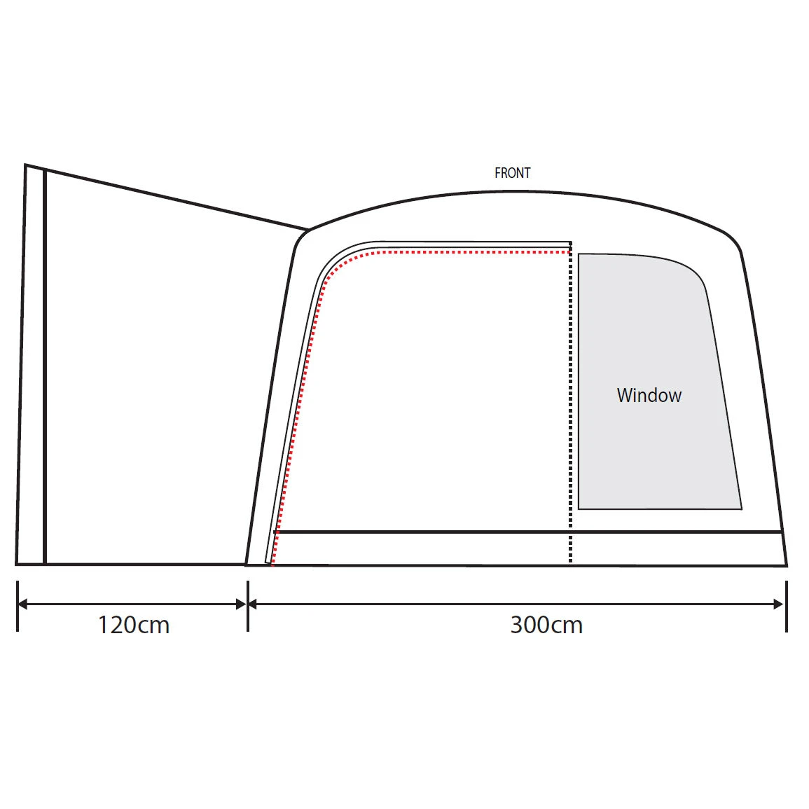 Outdoor Revolution Voyager Air Drive Away Awning (180-240cm) 7 Outdoor Revolution Voyager Air Drive Away Awning (180-240cm) - Image 5